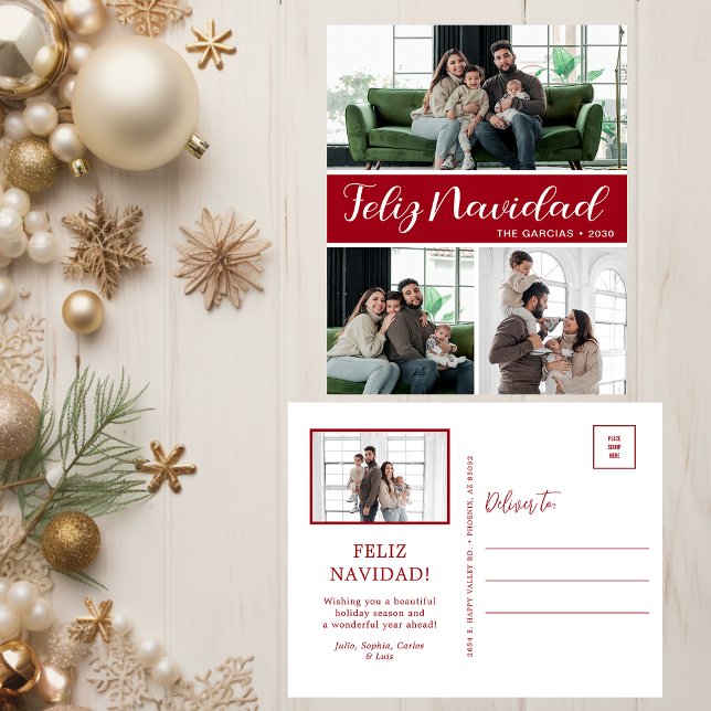 Cartes Pour Fêtes Annuelles Joyeux Noël 4 Photo (Créateur téléchargé)