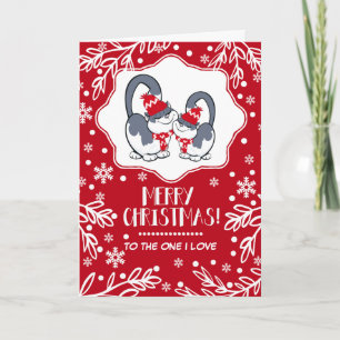 Cartes Pour Fêtes Annuelles Joyeux Noël à celui que j'aime