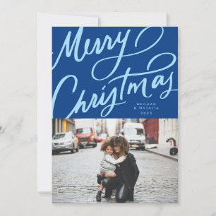 Cartes Pour Fêtes Annuelles Joyeux Noël à la main gras