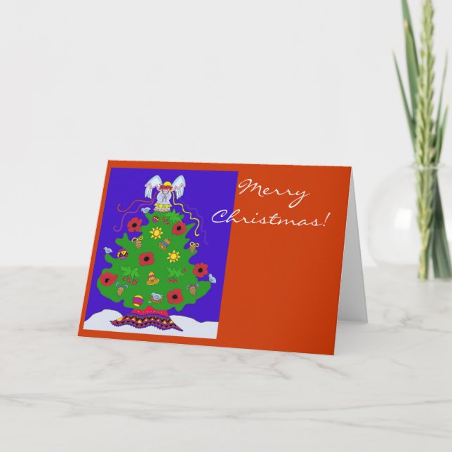 Cartes Pour Fêtes Annuelles Joyeux Noël à personnaliser (Devant)