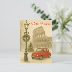 Cartes Pour Fêtes Annuelles Joyeux Noël à Rome – Cadeau d'art des Fêtes