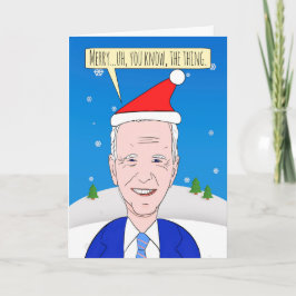 Cartes Pour Fêtes Annuelles Joyeux Noël à tous ceux qui oublient Président 