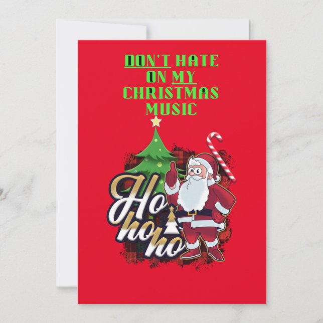Cartes Pour Fêtes Annuelles Joyeux Noël à votre famille (Devant)