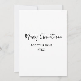Cartes Pour Fêtes Annuelles Joyeux Noël ajouter texte moderne simple