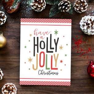 Cartes Pour Fêtes Annuelles Joyeux Noël (ajoutez votre photo) Canne à sucre