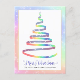 Cartes Pour Fêtes Annuelles Joyeux Noël Arbre logo de l'entreprise