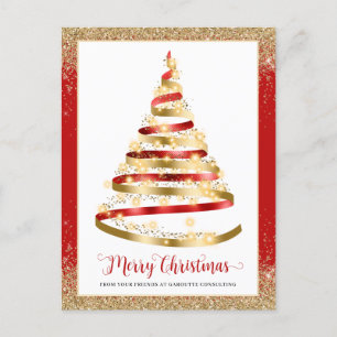 Cartes Pour Fêtes Annuelles Joyeux Noël Arbre logo de l'entreprise
