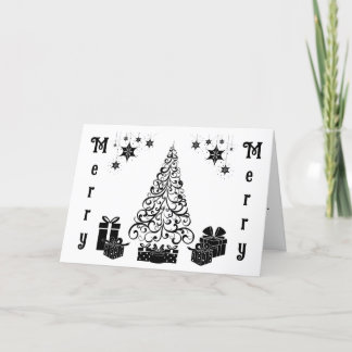 Cartes Pour Fêtes Annuelles Joyeux Noël Arbre Noël Noël Noël