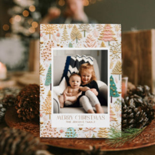 Cartes Pour Fêtes Annuelles Joyeux Noël Arbre photo Appartement de vacances