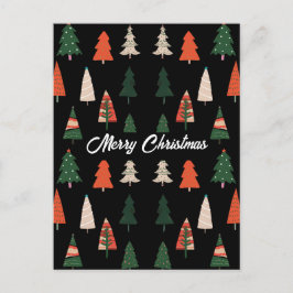 Cartes Pour Fêtes Annuelles Joyeux Noël arbres Festive