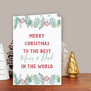 Cartes Pour Fêtes Annuelles Joyeux Noël au meilleur .. Pins et baies