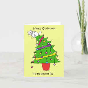 Cartes Pour Fêtes Annuelles Joyeux Noël au Pal Secret