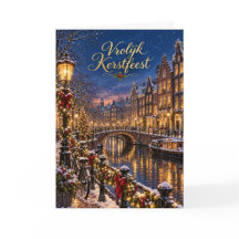 Joyeux Noël aux canaux d'Amsterdam