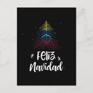 Cartes Pour Fêtes Annuelles Joyeux Noël avec drapeau du Venezuela