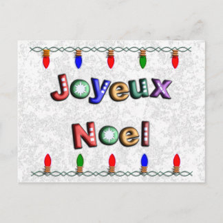 Cartes Pour Fêtes Annuelles Joyeux Noel Avec Lumieres de Noel