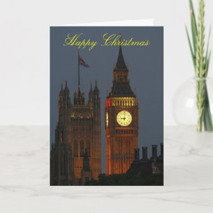 Cartes Pour Fêtes Annuelles Joyeux Noël-Big Ben-Londres