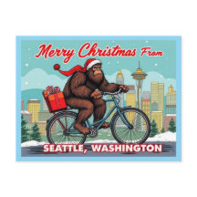 Joyeux Noël Bigfoot depuis Seattle Washington