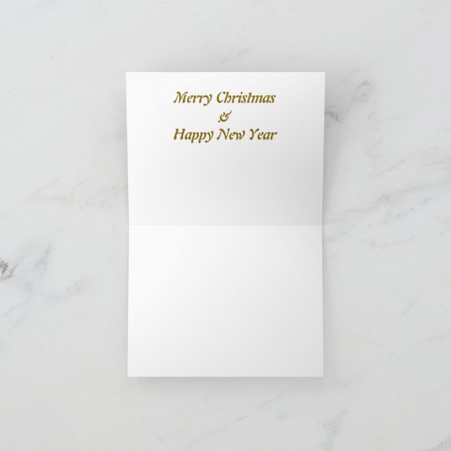 Cartes Pour Fêtes Annuelles Joyeux Noël Bohème (Intérieur)