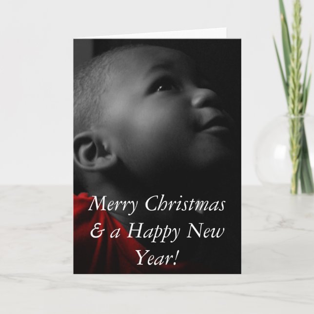 Cartes Pour Fêtes Annuelles Joyeux Noël & Bonne Année ! (Devant)