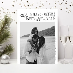 Cartes Pour Fêtes Annuelles Joyeux Noël Bonne Année Famille 4 Photos