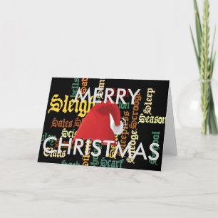Cartes Pour Fêtes Annuelles Joyeux Noël Bonne journée et meilleure nuit