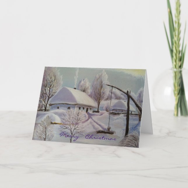 Cartes Pour Fêtes Annuelles Joyeux Noël~Bonnes Fêtes (Devant)