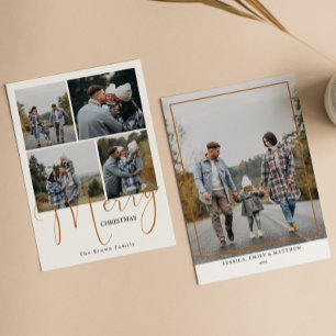 Cartes Pour Fêtes Annuelles Joyeux Noël branché 5 Photo