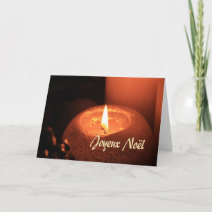 Cartes Pour Fêtes Annuelles Joyeux Noël Brûler des bougies Noël