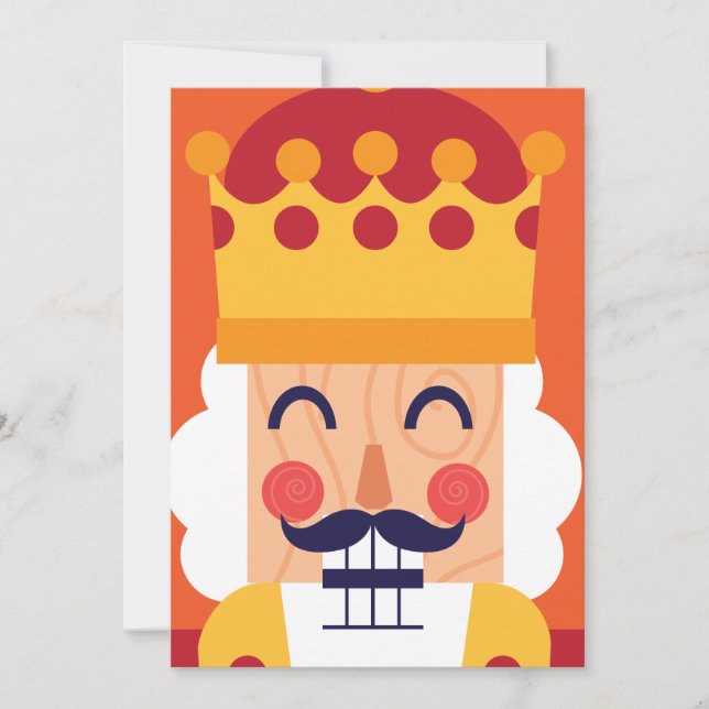 Cartes Pour Fêtes Annuelles JOYEUX NOËL | Casse-Noisette de Noël (Devant)