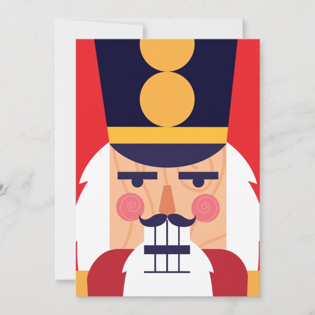 Cartes Pour Fêtes Annuelles JOYEUX NOËL | Casse-noisette de Noël (Devant)