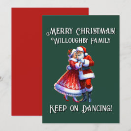 Cartes Pour Fêtes Annuelles Joyeux Noël ! CONTINUEZ À DANSER