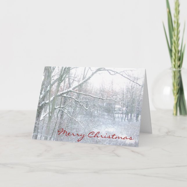 Cartes Pour Fêtes Annuelles Joyeux Noël - - Customisé (Devant)