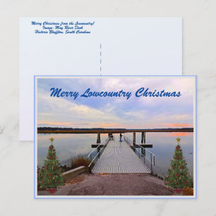 Cartes Pour Fêtes Annuelles Joyeux Noël dans les basses terres Bluffton Caroli