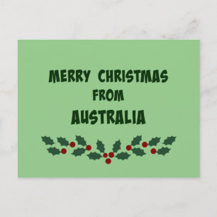 Cartes Pour Fêtes Annuelles Joyeux Noël d'Australie