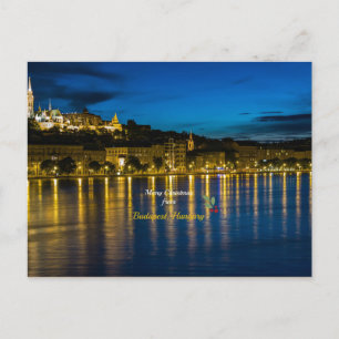 Cartes Pour Fêtes Annuelles Joyeux Noël de Budapest, Hongrie