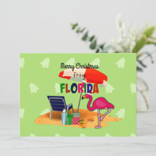 Cartes Pour Fêtes Annuelles Joyeux Noël de Floride