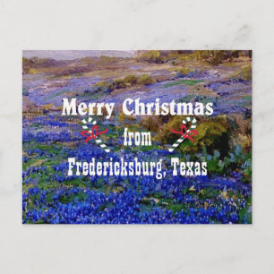 Cartes Pour Fêtes Annuelles Joyeux Noël de Fredericksburg, Texas