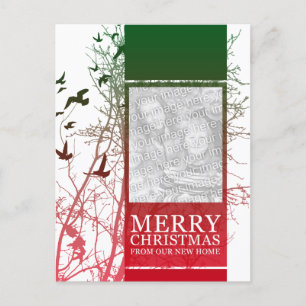 Cartes Pour Fêtes Annuelles Joyeux Noël de notre nouvelle maison