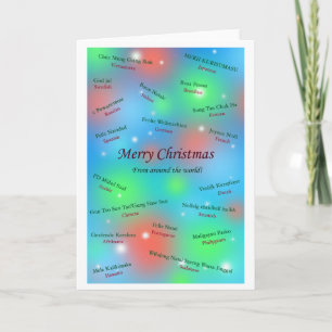 Cartes Pour Fêtes Annuelles Joyeux Noël de partout dans le monde