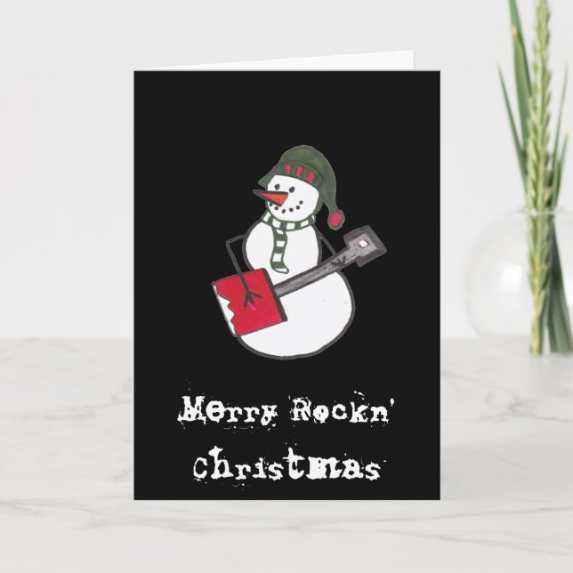 Cartes Pour Fêtes Annuelles Joyeux Noël de Rockn (Devant)