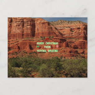 Cartes Pour Fêtes Annuelles Joyeux Noël de Sedona, Arizona