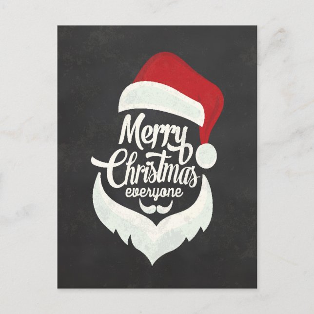 Cartes Pour Fêtes Annuelles Joyeux Noël de T-shirt (Devant)