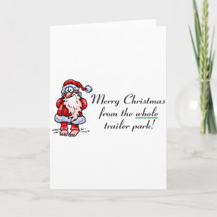 Cartes Pour Fêtes Annuelles Joyeux Noël De Tout Le Parc Des Remorques