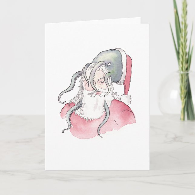 Cartes Pour Fêtes Annuelles Joyeux Noël de Veeptopus (Devant)