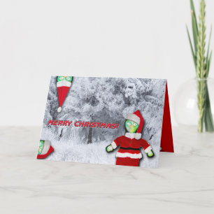 Cartes Pour Fêtes Annuelles Joyeux Noël Des aliens !
