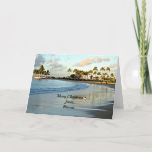 Cartes Pour Fêtes Annuelles Joyeux Noël d'Hawaii