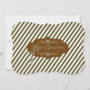 Cartes Pour Fêtes Annuelles Joyeux Noël Diagonal Fête