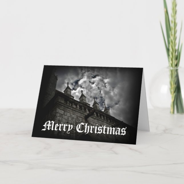 Cartes Pour Fêtes Annuelles Joyeux Noël d'imaginaire médiéval (Devant)