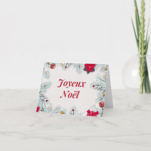Cartes Pour Fêtes Annuelles Joyeux Noël Double card for annual parties