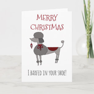 Cartes Pour Fêtes Annuelles Joyeux Noël du chien